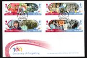 2010 Isle of Man Centenary of Girl guiding.; Europa Commemorative Stamps First Day Cover (FDC)