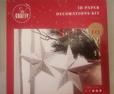 Brand New: christmas decoration kits stars and honeycomb tree baubles