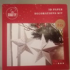 Brand New: christmas decoration kits stars and honeycomb tree baubles