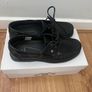 Brand New - Susst Gaby Girls WS Deck Shoe Navy Leather White Sole - Size 39 Image 4