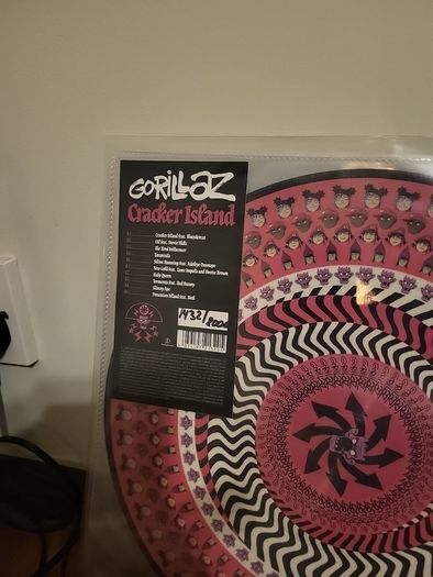 Gorillaz Cracker island Blood records zootrope limited number vinyl