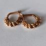 14k / ct Gold earrings & ring that come in a set Image 4