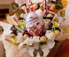 Luxury First Holy Communion Sweet Gift Bouquet Birthday and Special Occasions