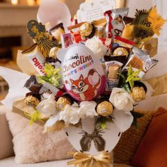 Luxury First Holy Communion Sweet Gift Bouquet Birthday and Special Occasions