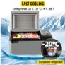BRAND NEW Mini Car Refrigerator Fridge Freezer 45L 12V/24V DC 110-240V for Camping Picnic Image 2