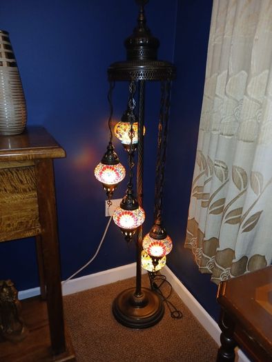 Turkish foor lamp.