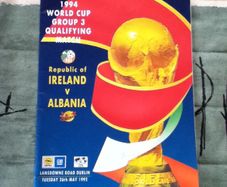 Ireland Vs Albania Match Day Programme May 1992