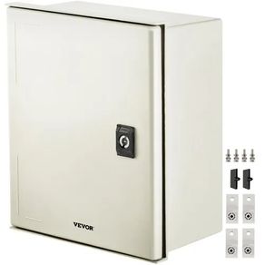 NEMA Fiberglass Enclosure, 30x25x14 cm NEMA 4X Fiberglass Electrical Box, IP66 Waterproof & Dustproof, Outdoor/Indoor Electrical Junction Box