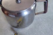 Mid Century Stainless Steel Teapot.