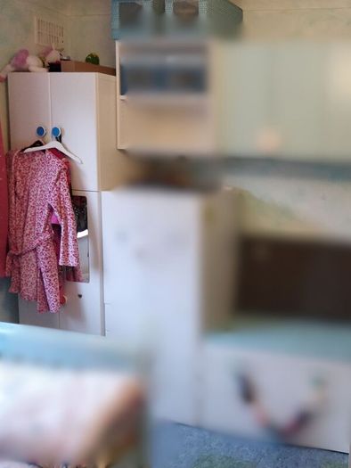 Wardrobe with 4 doors, white, with 1 clothes rail, 3 shelves