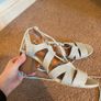 Denim blue heels Image 2