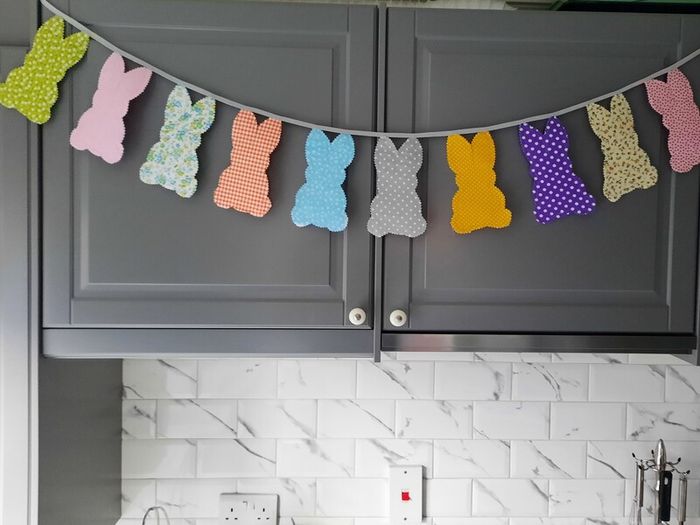 Easter bunnies bunting