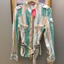 Designer Rene Derhy Embellished Shirt Size 12 Image 5