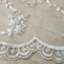 Bridal Fabric beaded lace Image 6