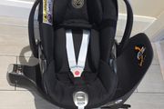 Professionally cleaned Cybex Cloud car seat and ISOFix base 360