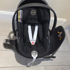 Professionally cleaned Cybex Cloud car seat and ISOFix base 360