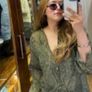 Fab Zara Bloggers Insta Famous Green Print Blouse Image 2