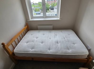 Bed and mattress, free for collection