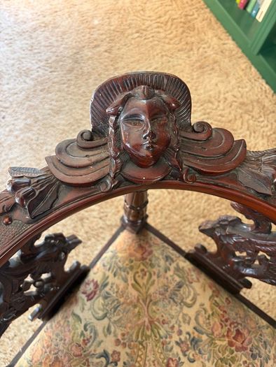 Antique Edwardian Corner Chair