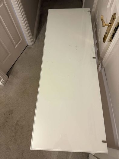 Ikea dressing table MALM, white, 120x41 cm