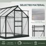 Polycarbonate Greenhouse 6 x 8ft Image 5