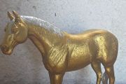 Elegant Gold Horse Figurine Beautiful Home Decor