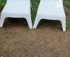 pair of outdoor chairs