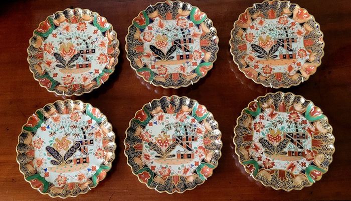 Rare set of 19th century Copeland spode imari plates