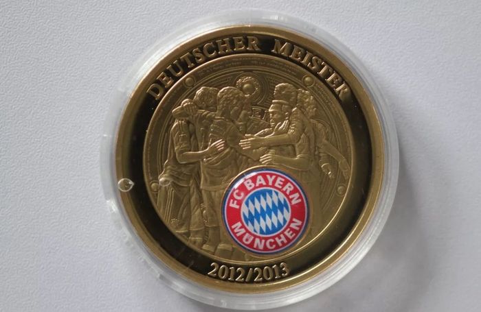 Fc Bayern Munchen - Coin Medal - German Champion 2012/2013