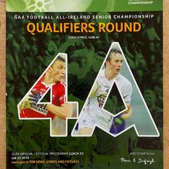 2015 Cork v Kildare - GAA Senior Football Round 4A Qualifier Programme