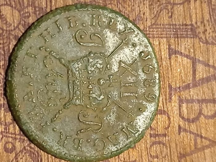 james 2nd shillings in fab cond