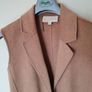 Michael kors belted sleeveless waistcoat Size medium tan wool In excellent condition Image 7