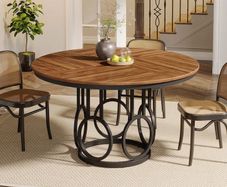 Round dining table