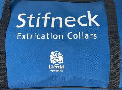 Laerdel Stiffneck Extraction Collars Bag with 8 Collars. Includes 6 new in packaging.