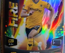 Matheus Nunes Fire Match Attax Panini Football Card