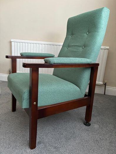 Vintage High-Back Armchair