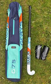 Grays Hockey Stick, Bag and Shin Guards