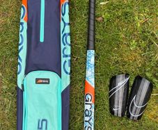 Grays Hockey Stick, Bag and Shin Guards