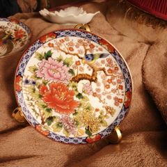 Vintage Imari porcelain plate