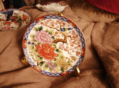 Vintage Imari porcelain plate