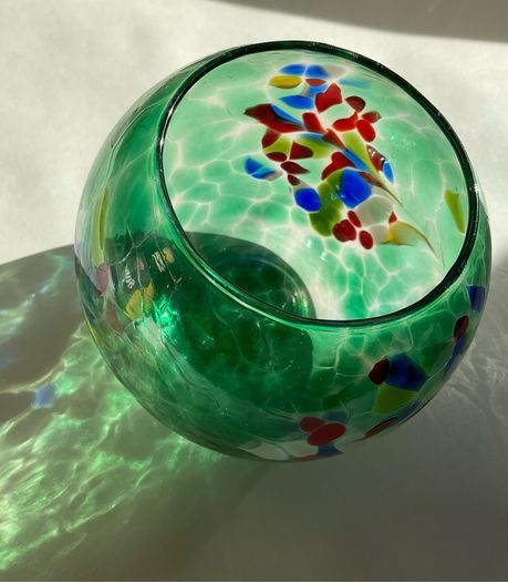 RRP 20stg The Milford Collection mouth blown glass tea light globe FRIENDSHIP