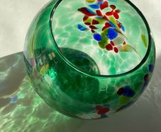 RRP 20stg The Milford Collection mouth blown glass tea light globe FRIENDSHIP