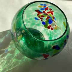 RRP 20stg The Milford Collection mouth blown glass tea light globe FRIENDSHIP