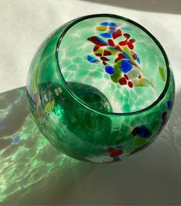RRP 20stg The Milford Collection mouth blown glass tea light globe FRIENDSHIP