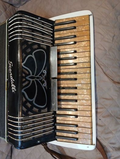 Vintage scandalli butterfly model piano  accordion, open to offers