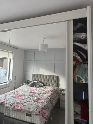 White slide robe wardrobe