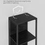 Bookcase Narrow  with 6 levels and LED lights with 25 colors, 6 brightness levels, 10 flashing modes, and 6 flashing speeds Image 7