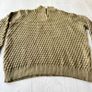 NEW Mens 4XL Olive Khaki Textured Quarter Zip Jumper Image 8