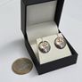 Brand New 925 Silver & 9ct Gold Earrings Image 4