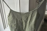 Khaki Crop Top / Size L